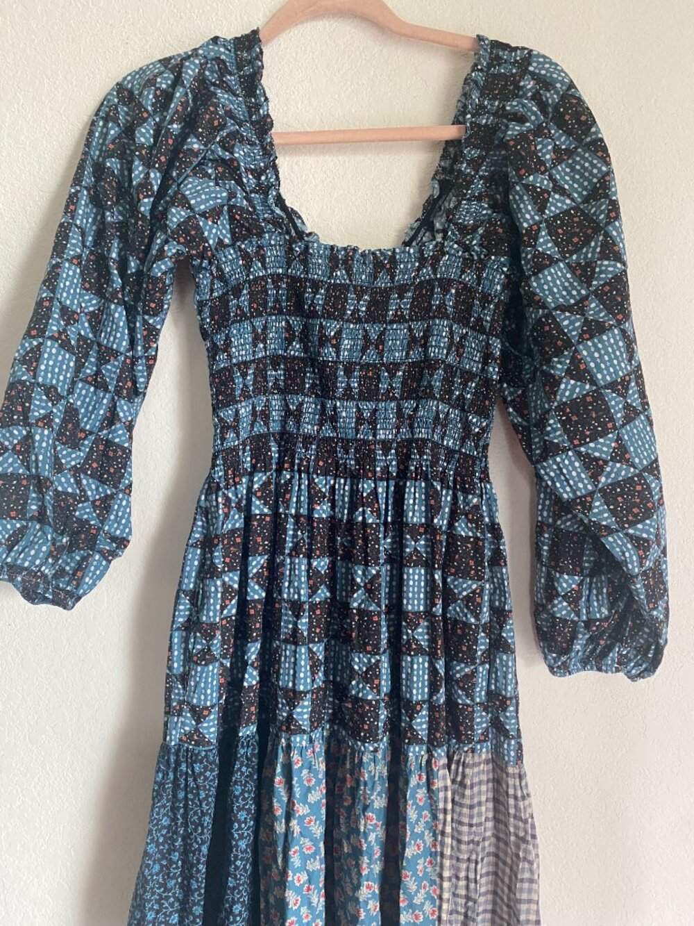 Christy Dawn The Monroe Dress: Boho, Garden core, Organic Cotton - Picture 8 of 13
